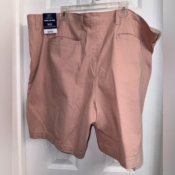 George Mens Mystical Rose Above the Knee, Flat Front Shorts, Size 46 - Picture 5 of 9